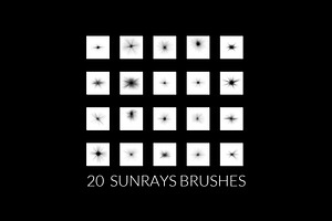 20 Sunlight Photoshop Brushes