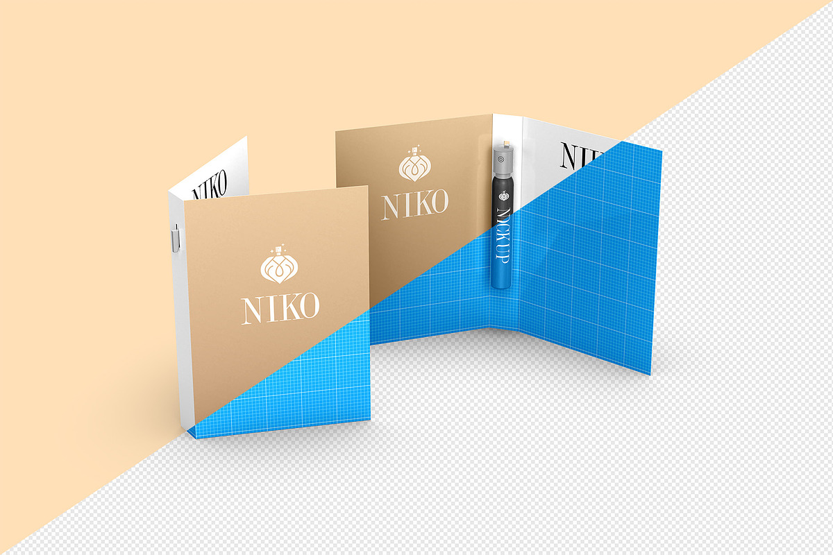 Perfume Sampler Mockup - 8 views, a Packaging Mockup by Illusiongraphic (Photo 12 of 18)