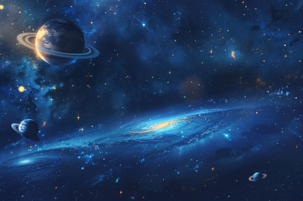 Solar system universe stars and gala, a Background Photo by Pixeness