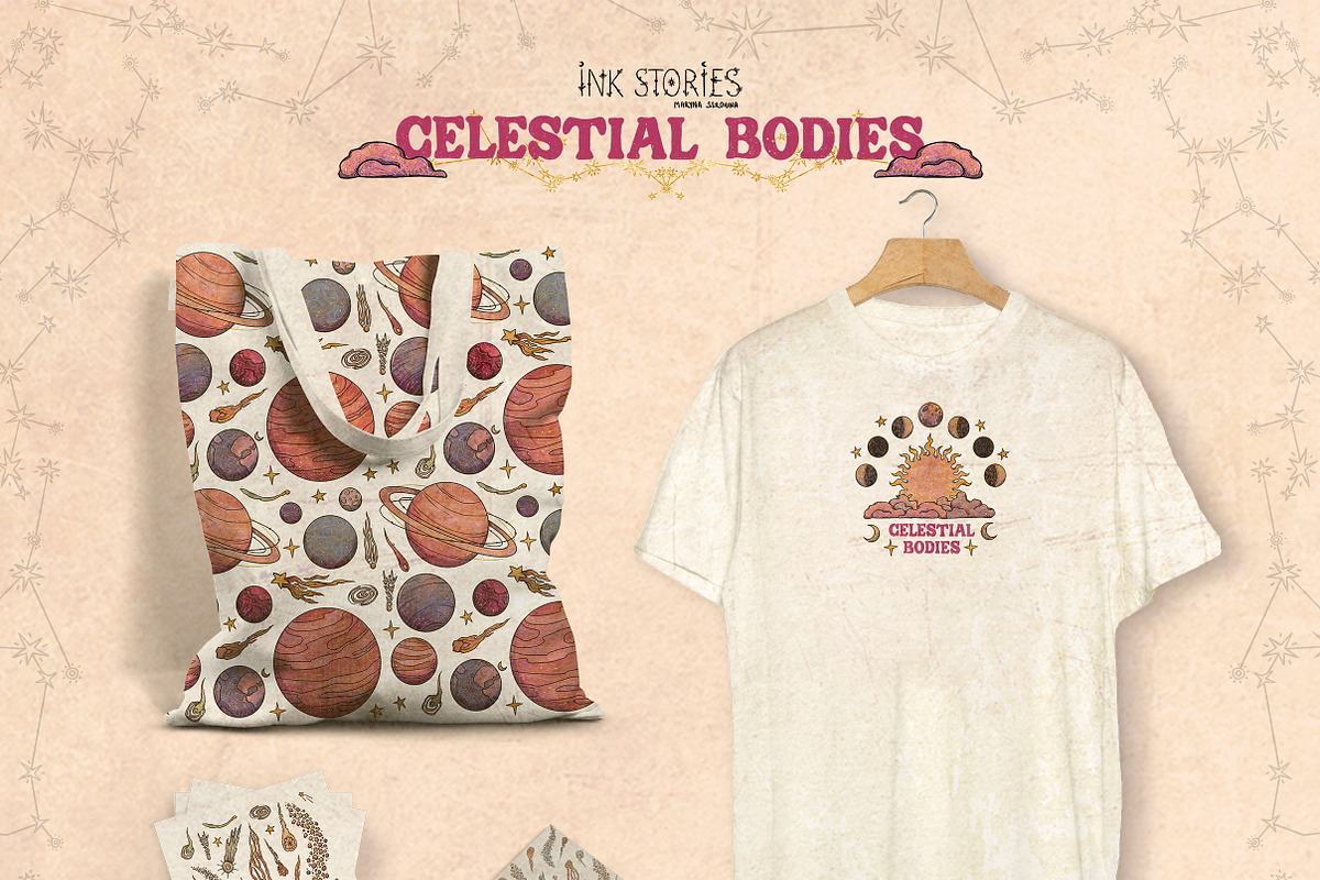 Celestial Bodies, an Object Illustration by Ink Stories (Photo 23 of 23)