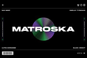 Matroska Font, a Sans Serif Font by Brainware Graphic (Thumbnail 1 of 9)