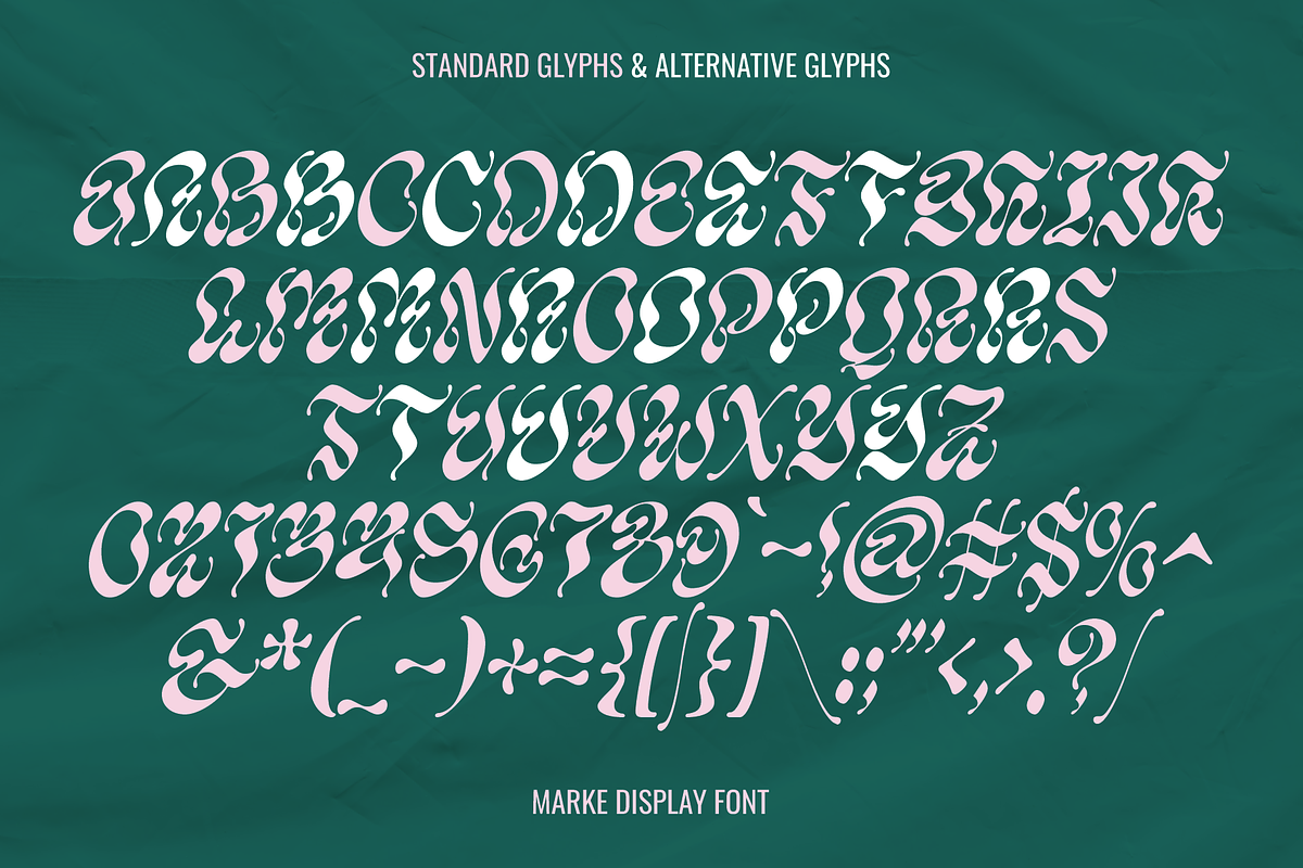 MARKE - DISPLAY FONT, a Symbol Font by RedyStudio (Photo 8 of 8)