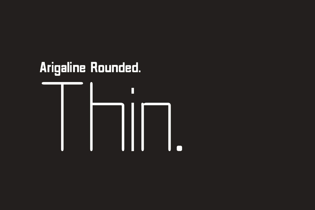 Arigaline Rounded | Font Family preview 2