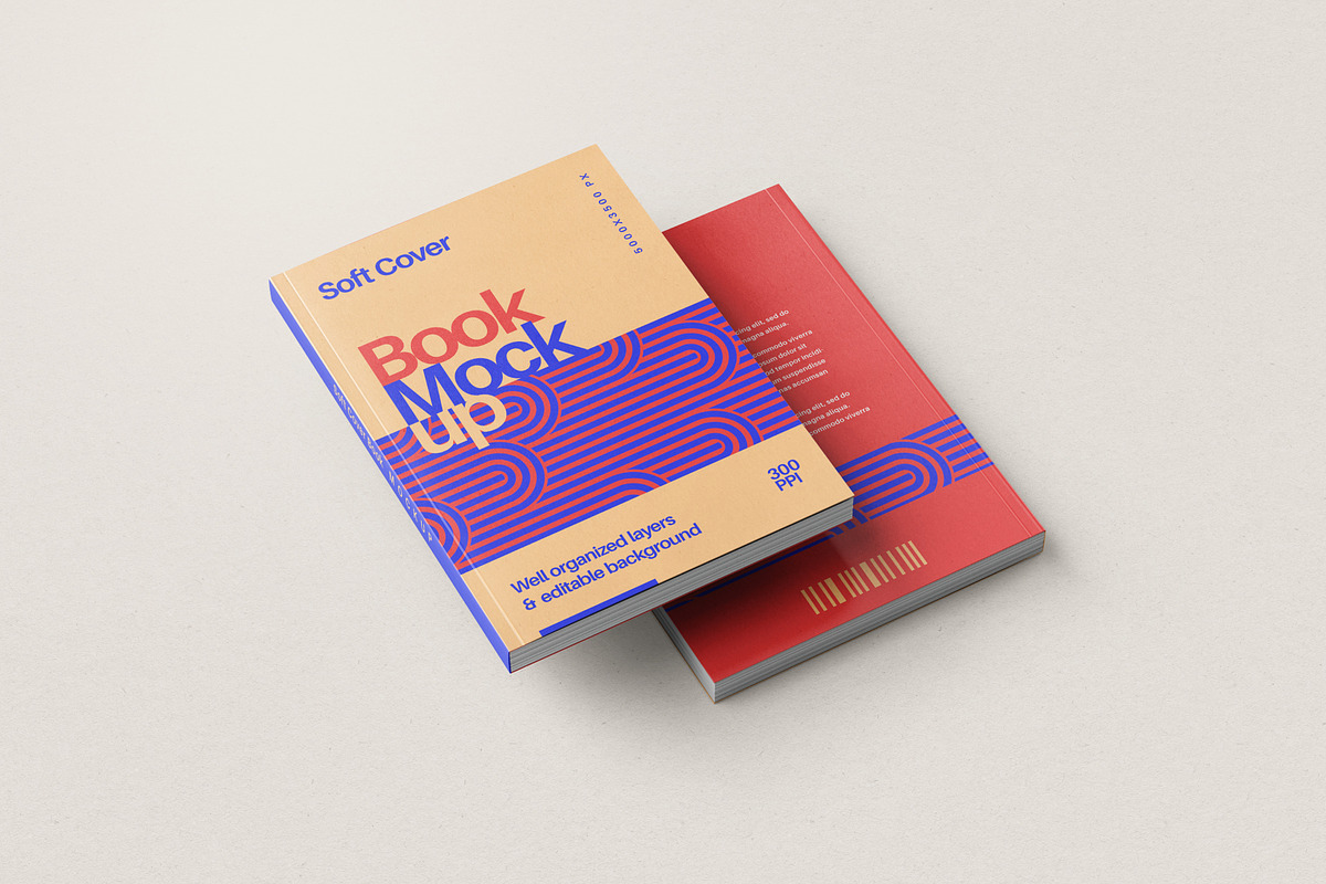 Book Cover Mockup Set, a Books & Magazine Mockup by mockupatelier (Photo 5 of 9)