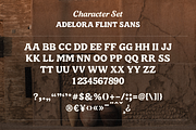 Adelora Flint – Retro Display Font, a Script Font by Creacy Studio (Thumbnail 8 of 9)