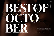 Best October Elegant Serif Font
