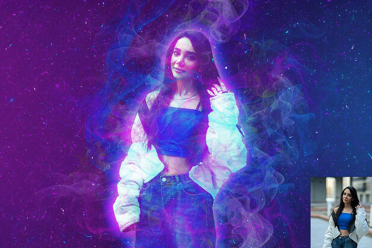 Cyber Smoke & Vapor FX Ps Action, an Action Add-On by Studio Retouch (Photo 7 of 15)