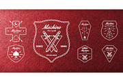 Chain Shield & Badges, an Object Graphic by pixelpines (Thumbnail 2 of 5)