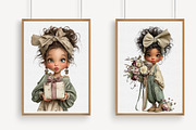 Whimsical Cute Girls Watercolor Clip, a Graphic by Libby Wishes (Thumbnail 4 of 4)