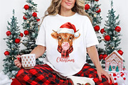Christmas Farm Highland Cow Sublimai, an Illustration by DreamArtGraphic (Thumbnail 4 of 5)