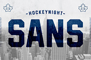 Hockeynight Sans, a Sans Serif Font by XTOPH - Fonts (Thumbnail 1 of 7)