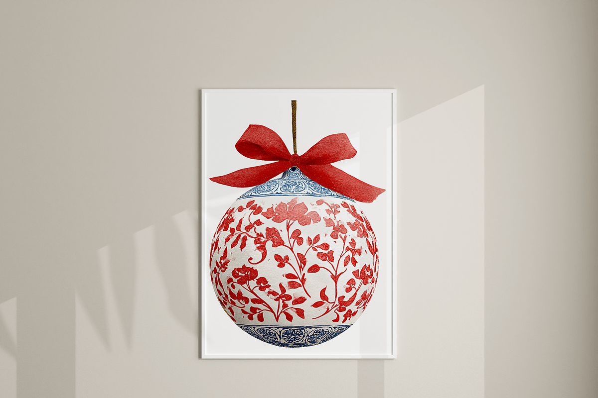 Christmas Baubles Clipart Set, a Decorative Illustration by Pati Charm Studio (Photo 8 of 8)
