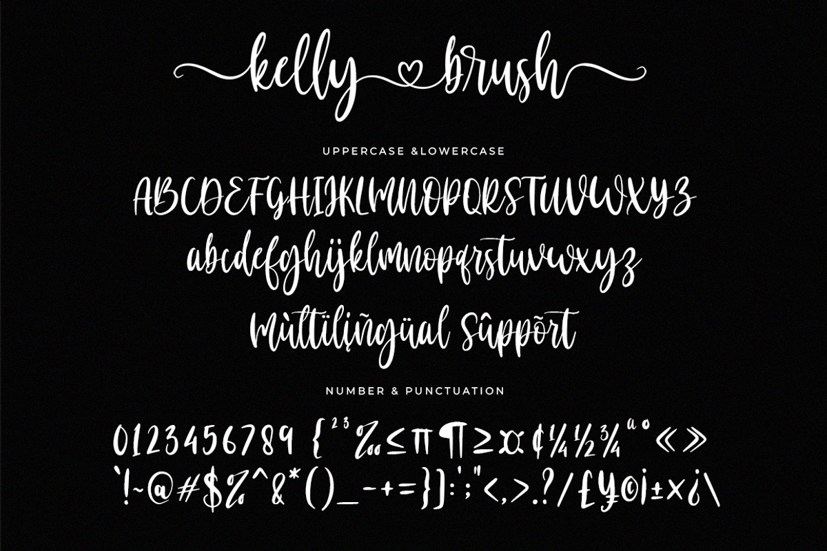 Kelly Brush - modern handwritten, a Script Font by Beautypes (Photo 6 of 8)