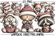 Whimsical Christmas Animal 21 PNG, an Animal Illustration by Libby Wishes (Thumbnail 1 of 7)