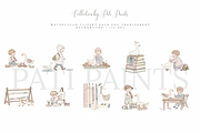 Watercolor Back To School Clipart, an Education Illustration by Pati Paints (Thumbnail 11 of 12)