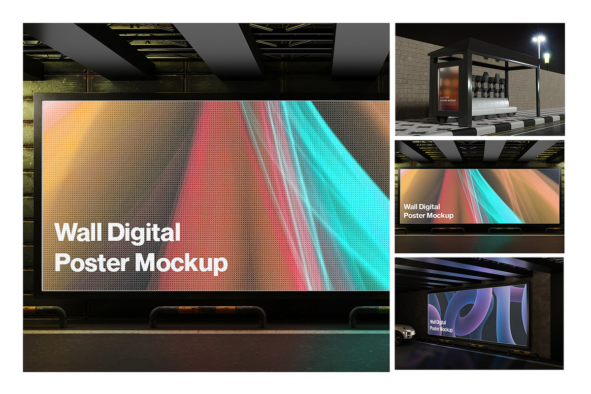 Large Screen Mockup, an Advertising Mockup by Symie Design (Photo 1 of 4)