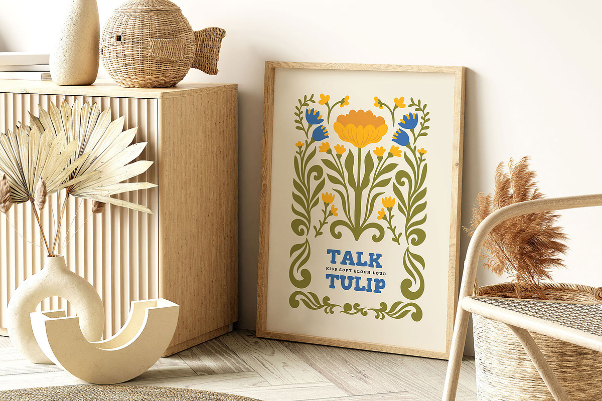 Bloom Garden | Wall Art Creator, an Object Graphic by Leleka.Store (Photo 14 of 17)