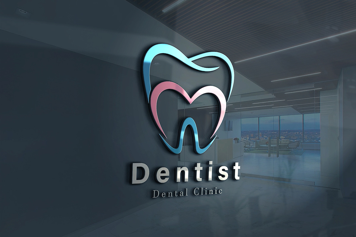 Minimalist Dentist Logo Design, a Branding & Logo Template by YUDesignStore (Photo 4 of 7)