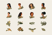 Nature Goddess Woman Character PFace, a Person Illustration by Imaginary Party (Thumbnail 5 of 10)