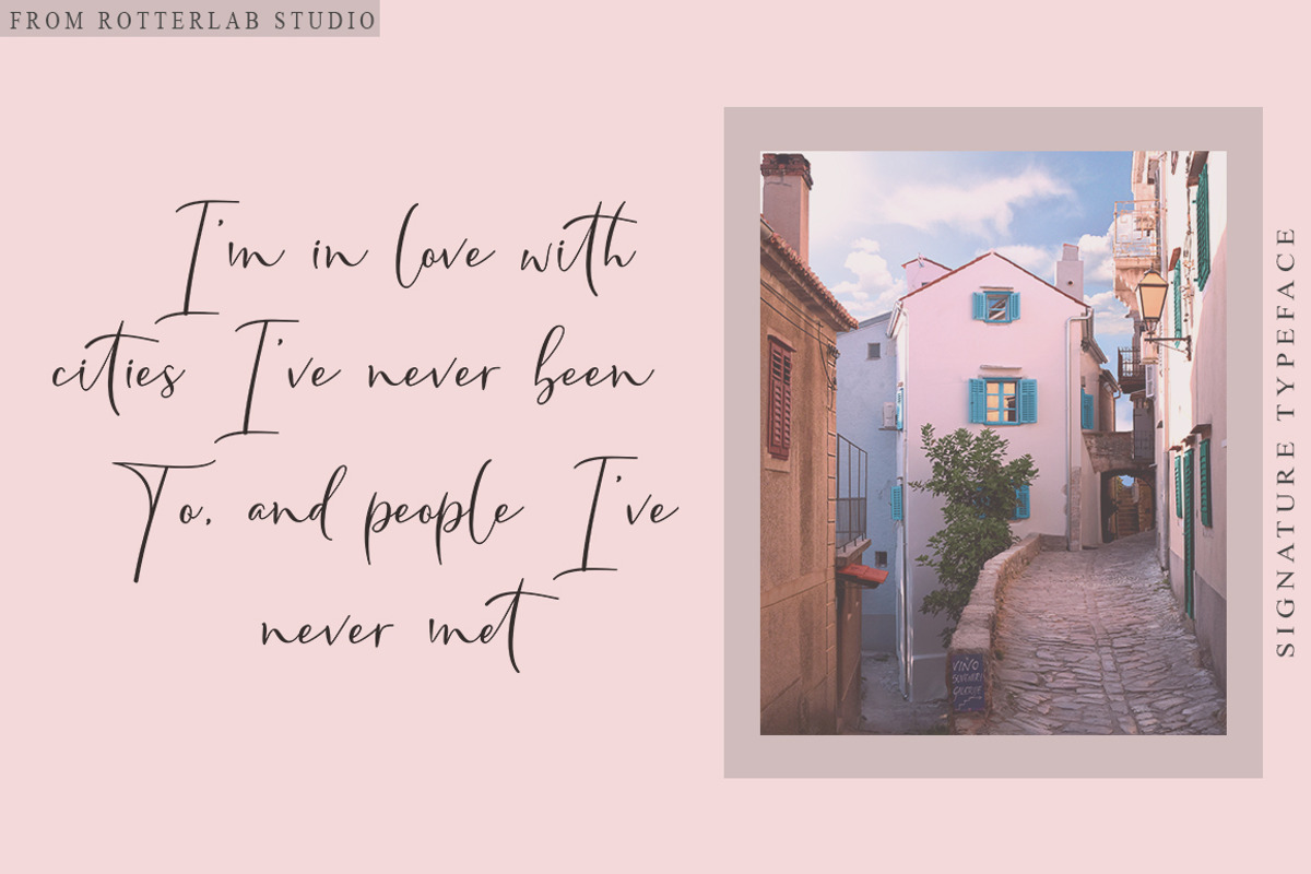 Nagatha Christie, a Script Font by Rotterlab Studio (Photo 4 of 7)
