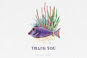 Underwater World in Watercolour, an Animal Illustration by Busy May Studio (Thumbnail 11 of 11)