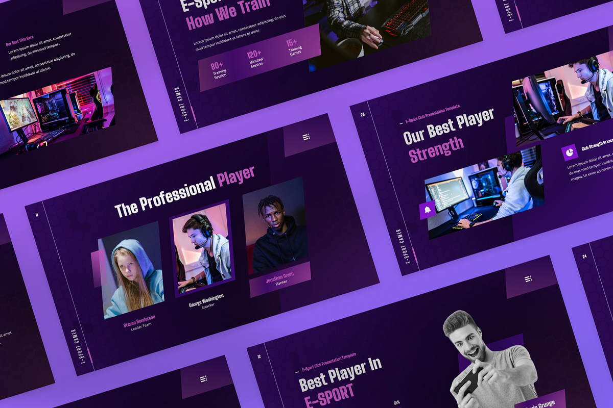 Gametopia - ESport Gamer Keynote, a Presentation Template by ...