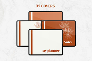 Digital Planner With Stickers,Covers