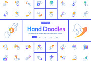 625 Hand Doodles, an Outline Icon by Prosymbols (Thumbnail 1 of 11)