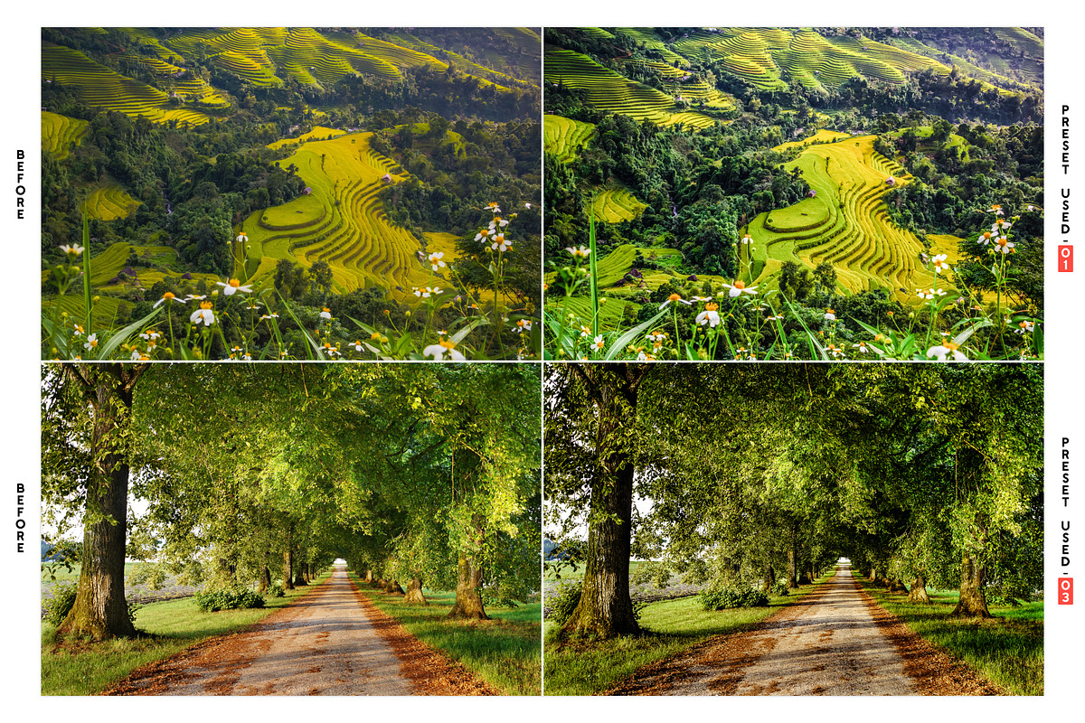 HDR Landscape Lightroom Presets, an Action Add-On by Effect-Hub (Photo 5 of 13)