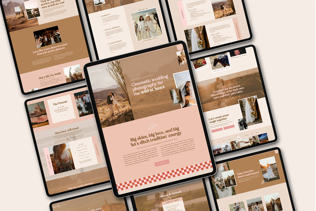 Photographer Showit Website Template, a Websites & App Template by Lennox Creative Co. (Photo 2 of 5)