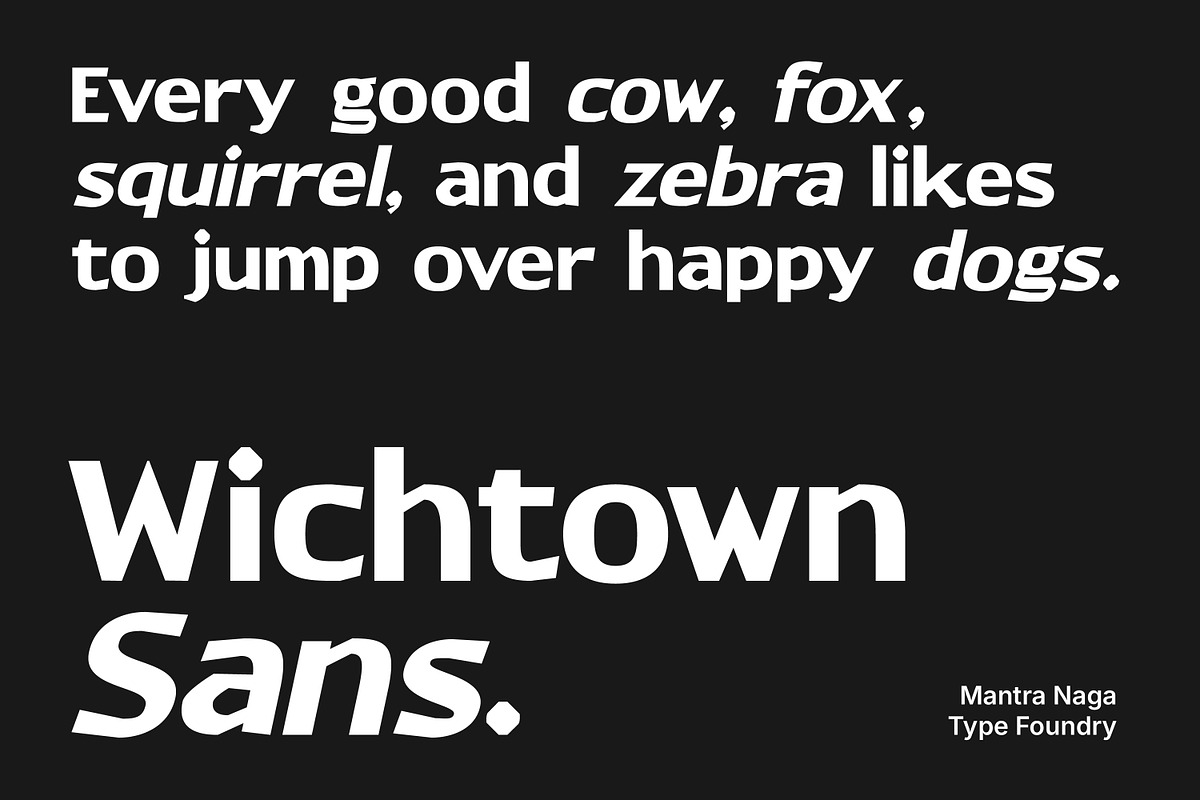 MN Wichtown Sans - Modern Sans Serif, a Sans Serif Font by Mantra Naga (Photo 3 of 15)