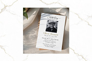 Funeral Invitation B&W Canva FR001, an Invitation Template by TyphoonStudio (Thumbnail 5 of 6)