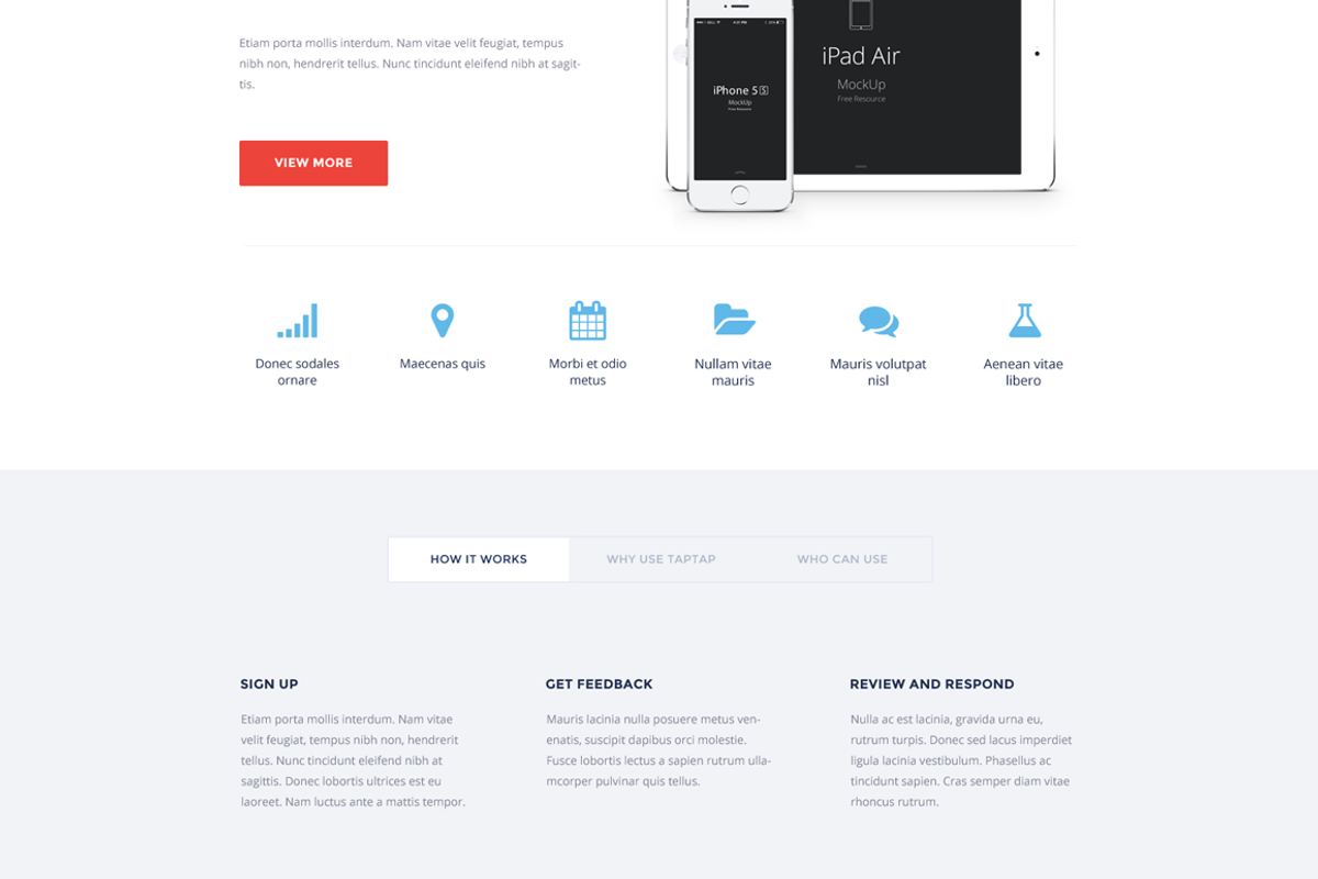 TapTap PSD template, an App Template by Jaromir Kveton (Photo 2 of 5)