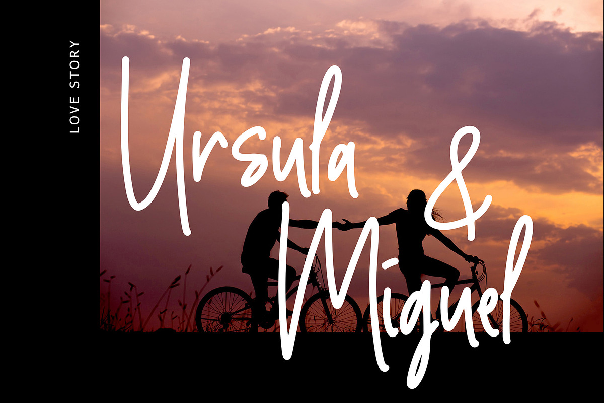 Justtony Playful Script Font preview 8