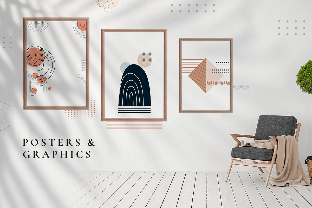 Art geometric: abstract shapes, an Object Graphic by Graphic Art (Photo 4 of 8)