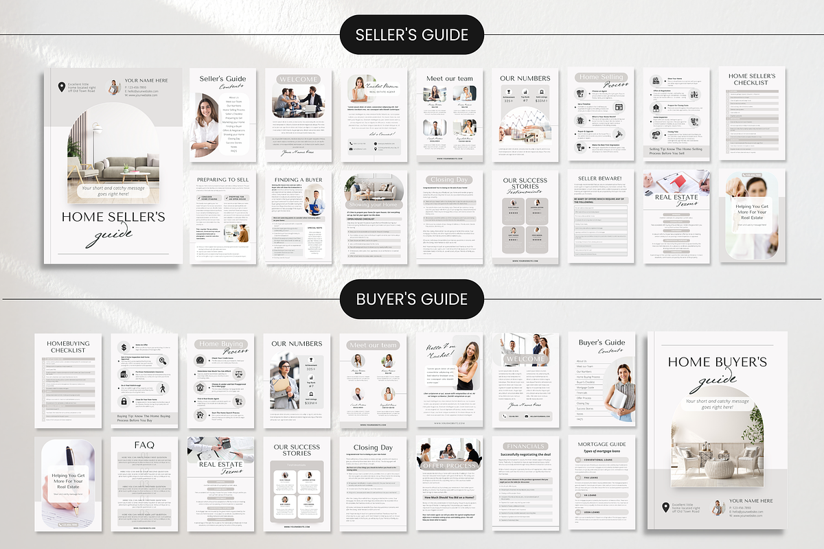 Real Estate Marketing Templates Kit, a Marketing Template by DigiPax (Photo 5 of 10)