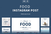 Food Instagram Posts, a Social Media Template by Milos Knezevic (Thumbnail 1 of 6)