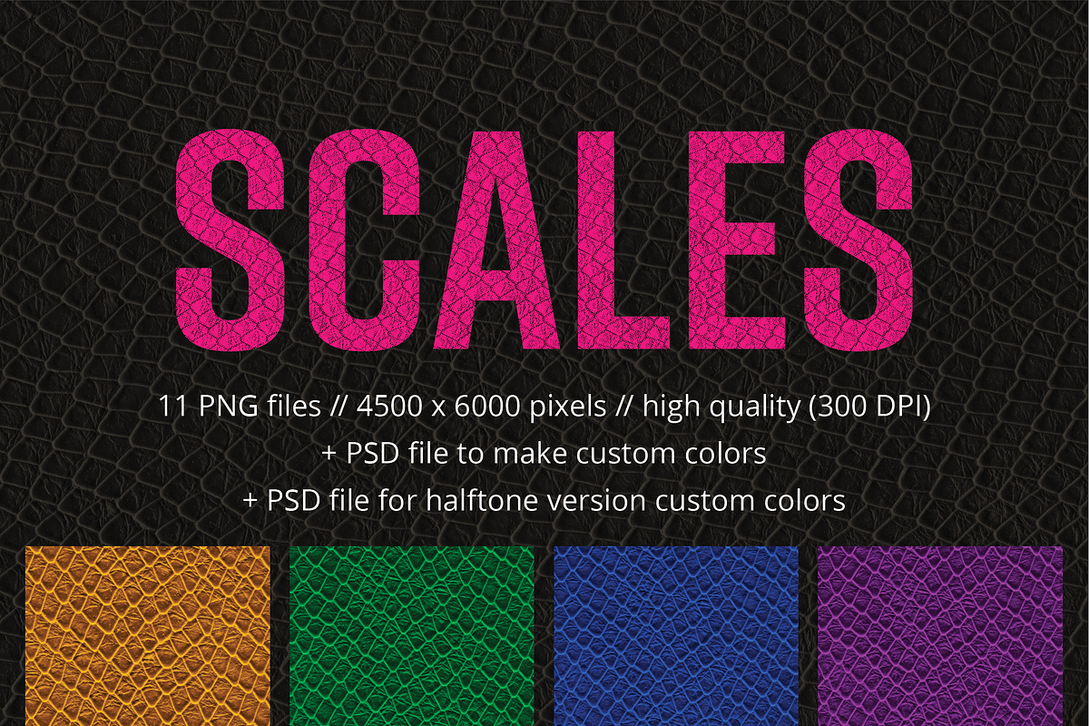 Scales Texture Pack, a Texture Graphic by Literal Crab (Photo 1 of 2)