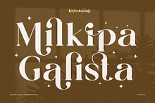 Milkipa Galista - Ligature Typeface