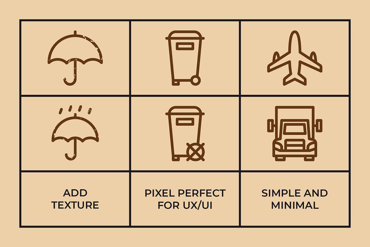 Packaging Symbols Vector, an Outline Icon by Abstracto-Create (Photo 3 of 5)