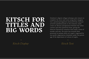 Kitsch - 32 Fonts