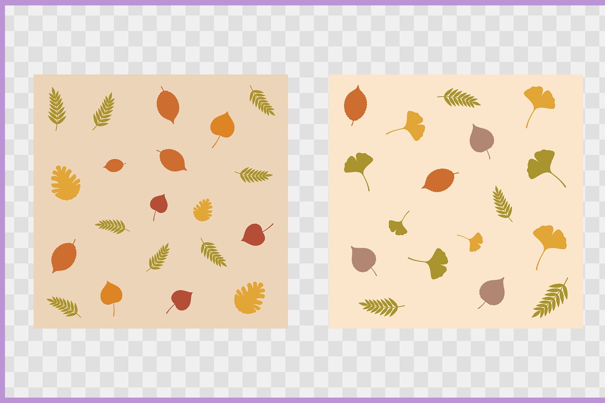 Fall Leaves Pattern Digital Papers, a Pattern Graphic by Gfx Expert Team (Photo 4 of 5)