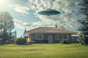 97 UFO objects flying in the sky, a Transportation Photo by Handmadefont (Thumbnail 62 of 101)