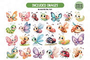 Watercolor Bug Clipart Bundle, an Illustration by TatiMockup (Thumbnail 2 of 6)