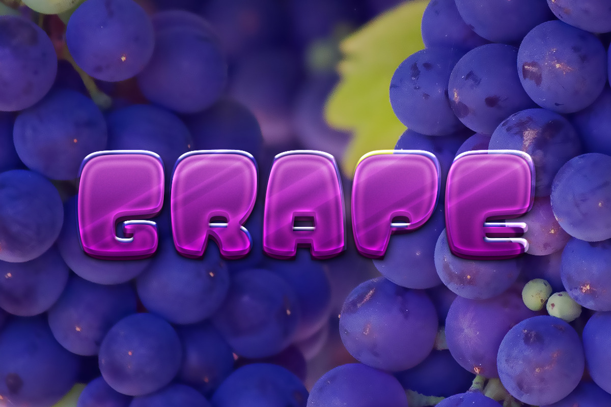 3D Fruit Text Styles for Photoshop, a Layer Style Add-On by Creativenauts (Photo 3 of 6)