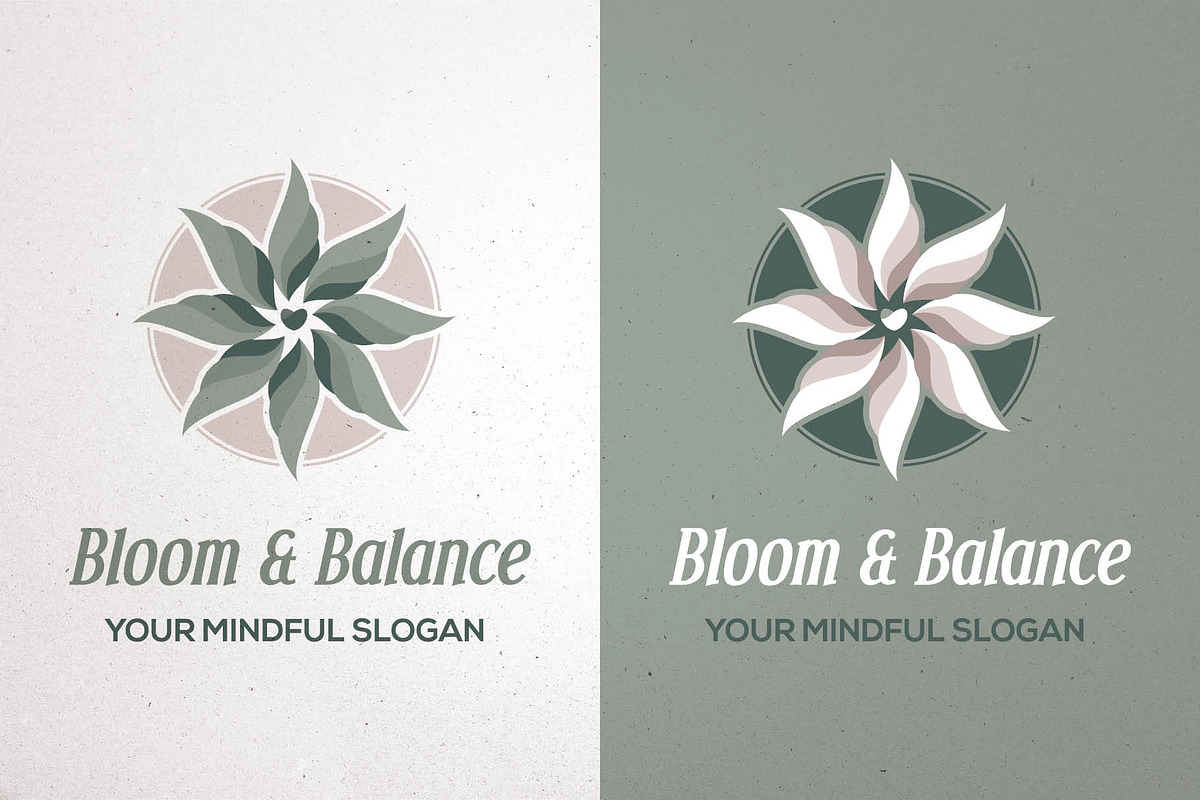 Flourishing Brand Mark | Canva & AI, a Branding & Logo Template by Elibee (Photo 1 of 6)