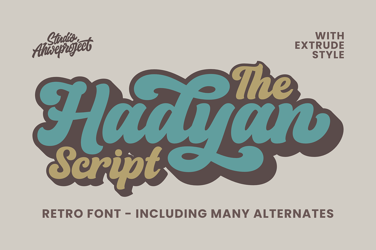 Hadyan, a Script Font by ahweproject (Photo 1 of 15)