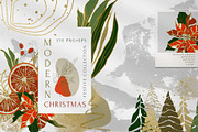 Modern Christmas Abstract Collection, a Texture Illustration by Cat In Colour (Thumbnail 10 of 10)