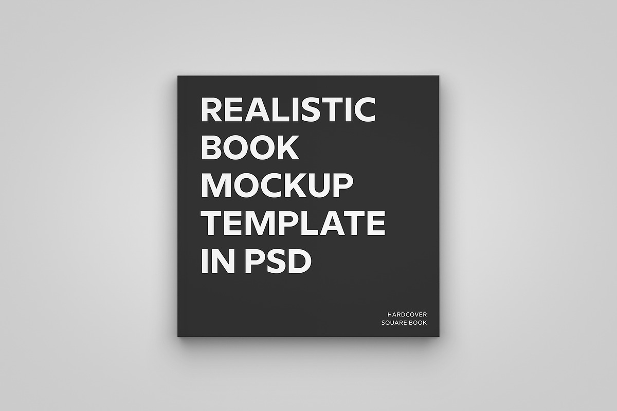 Hardcover Square Book Mockup, a Books & Magazine Mockup by Petr Stránský (Photo 9 of 21)