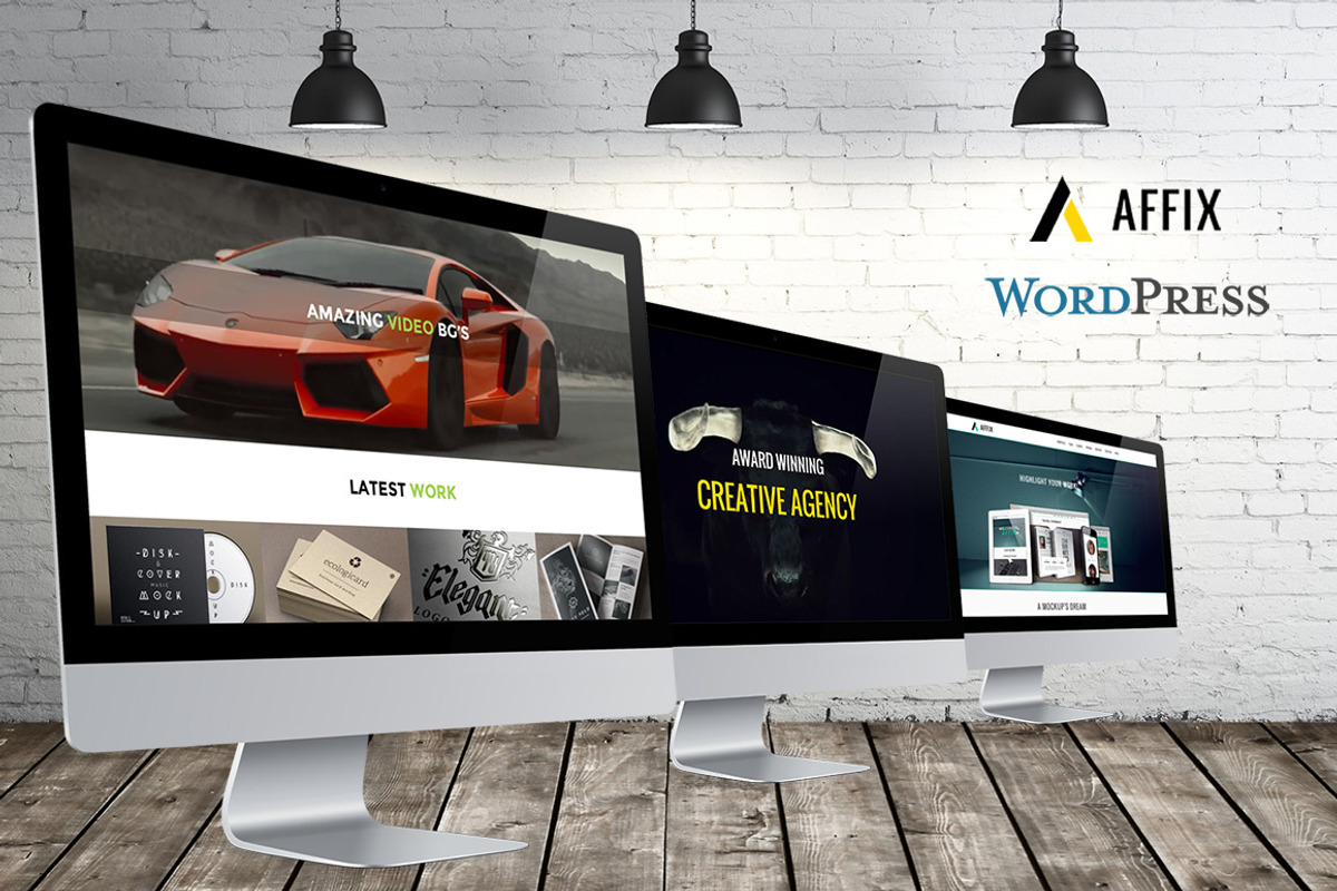 AFFIX - OnePage Parallax WP Theme, a WordPress Template by Theme-Forge (Photo 1 of 5)